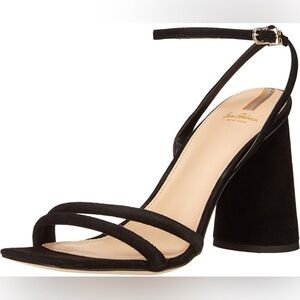 Sam Edelman Black Suede Strappy Heels 9